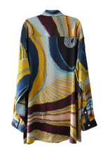 Load image into Gallery viewer, Kaalpa Silk Shirt in Blue