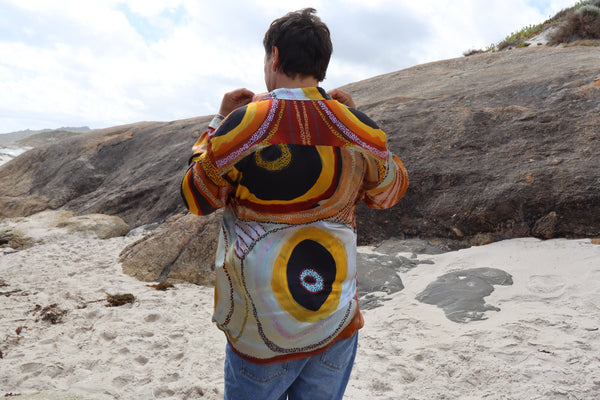 Kaalpa Luxe Silk Shirt in red