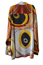Load image into Gallery viewer, Kaalpa Luxe Silk Shirt in red
