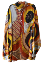 Load image into Gallery viewer, Kaalpa Luxe Silk Shirt in red
